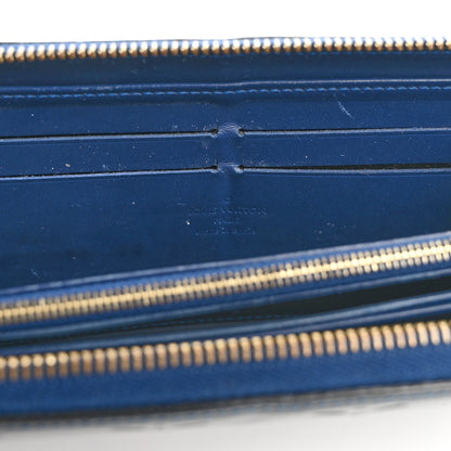 Louis Vuitton Vernis Zippy Wallet Grand Blue 8 of 19