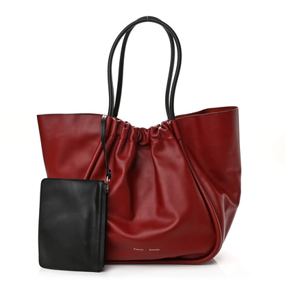 Proenza Schouler Calfskin XL Ruched Tote Bordeaux 1 of 11