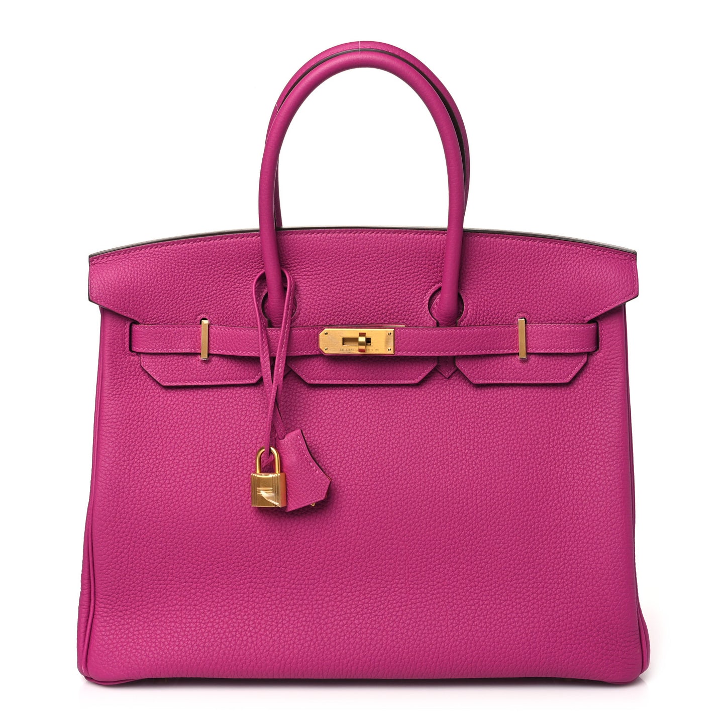 Togo Horseshoe Birkin 35 Rose Poupre Rose Extreme