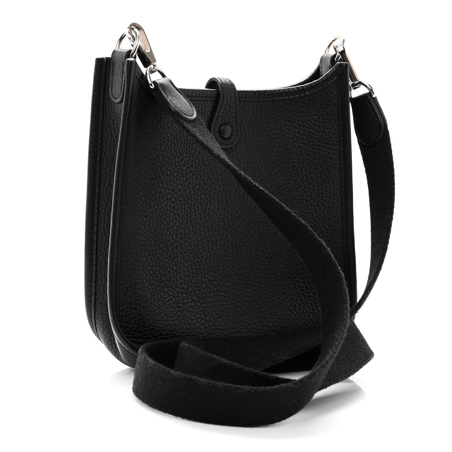 Hermes Taurillon Clemence Evelyne TPM Black 3 of 11