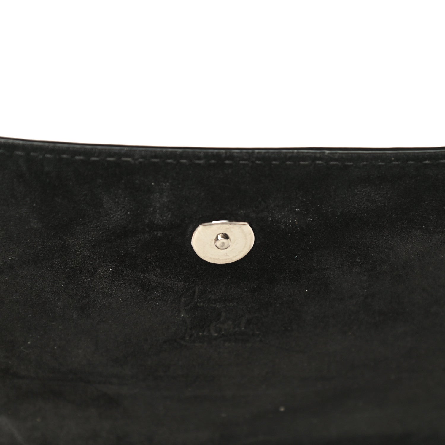 Christian Louboutin Calfskin Love RubyLou Clutch Black 10 of 14
