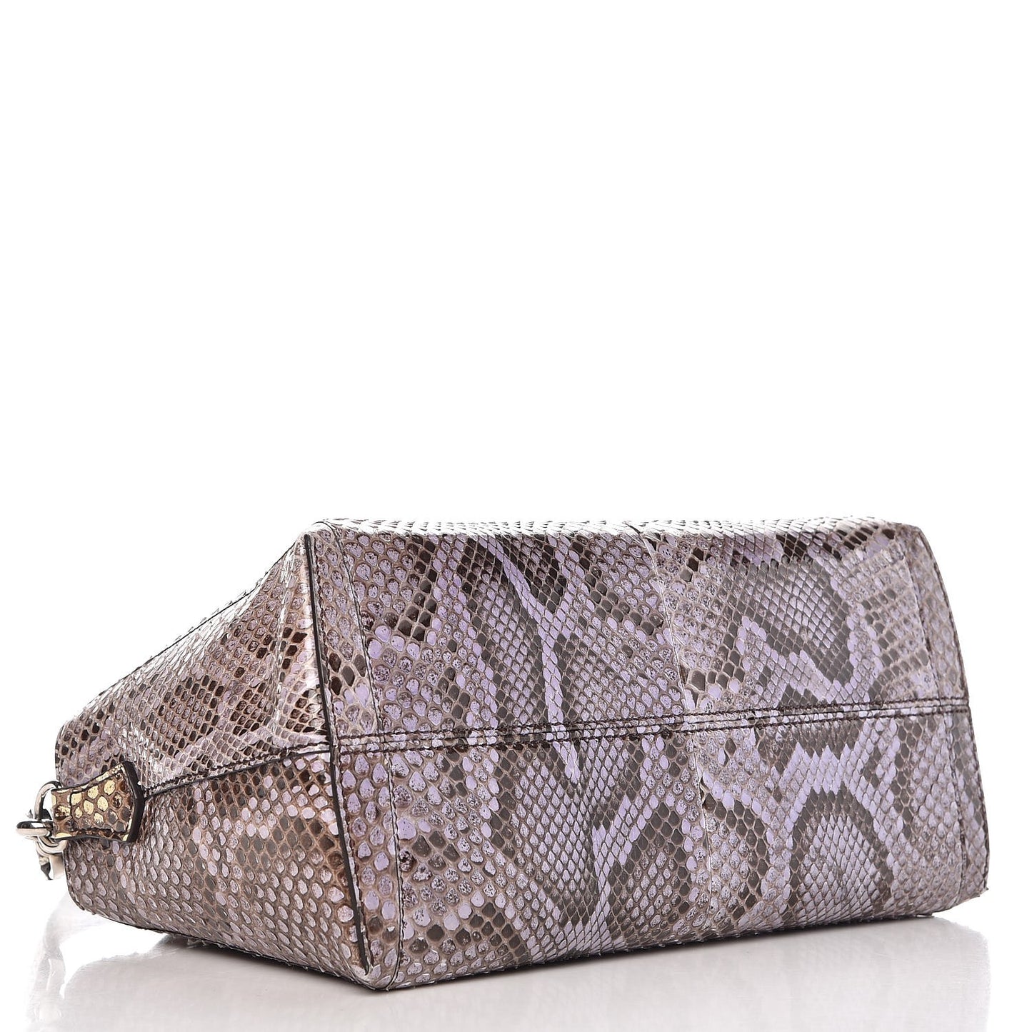 Shiny Snakeskin Bi-Color Medium By The Way Boston Bag Cassis Multicolor