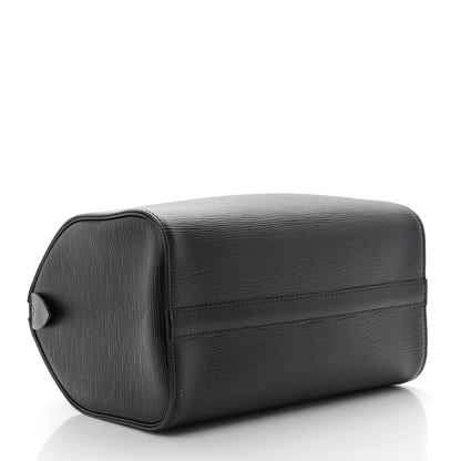 Louis Vuitton Epi Speedy 25 Black 4 of 10