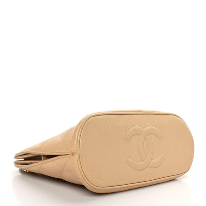 Chanel Caviar Quilted Shopping Tote Beige Clair 4 of 11