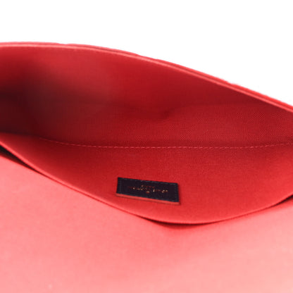 Louis Vuitton Empreinte Pochette Felicie Chain Wallet Marine Rouge 6 of 10