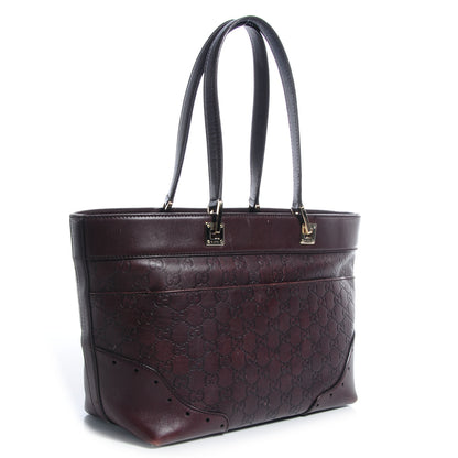 Gucci Guccissima Large Punch Tote Chocolate Brown 3 of 7