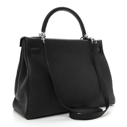 Hermes Togo Kelly Retourne 32 Black 3 of 14