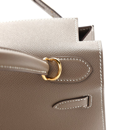 Hermes Epsom Kelly Sellier 28 Etoupe 19 of 39