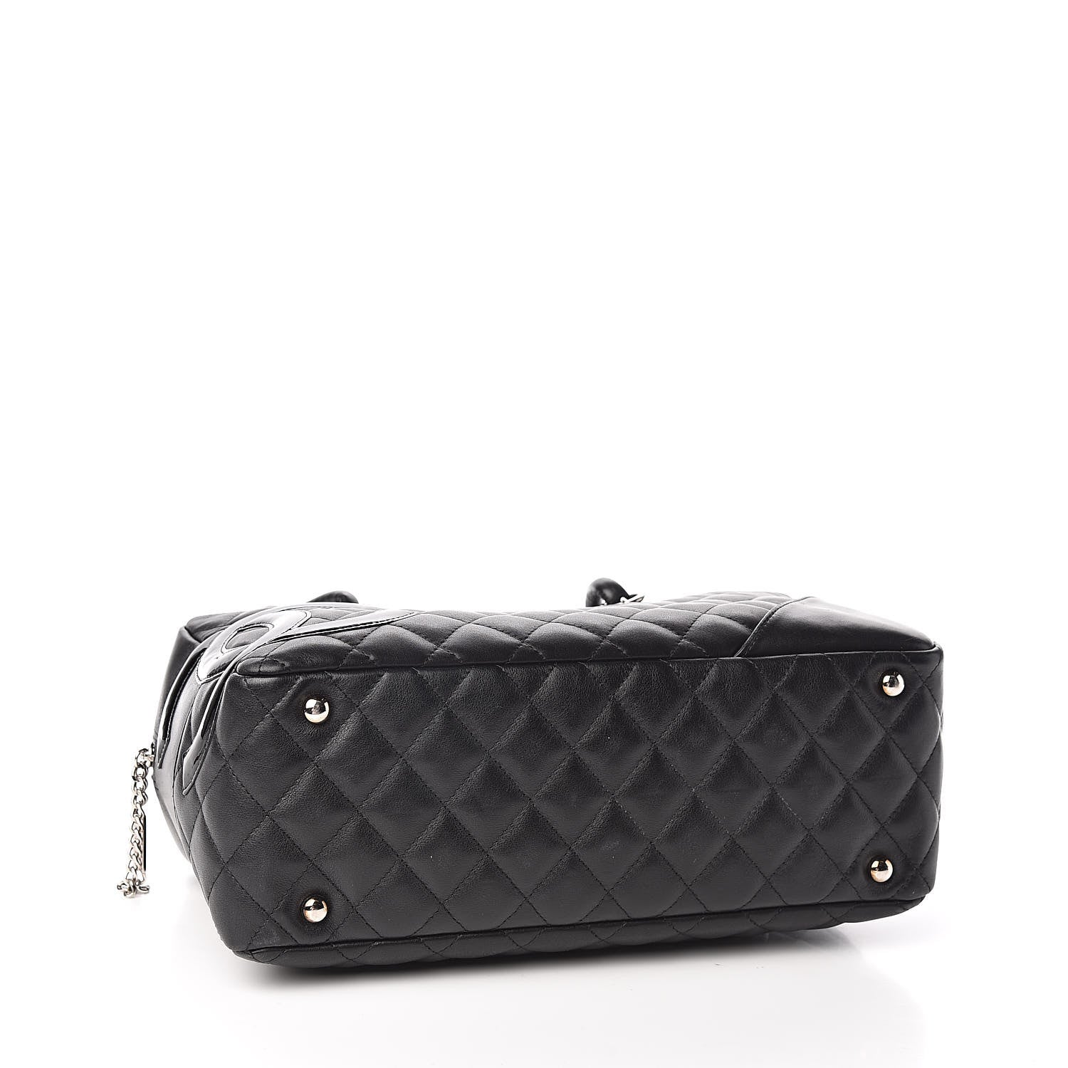 Chanel Calfskin Quilted Large Cambon Bowler Black 4 of 12