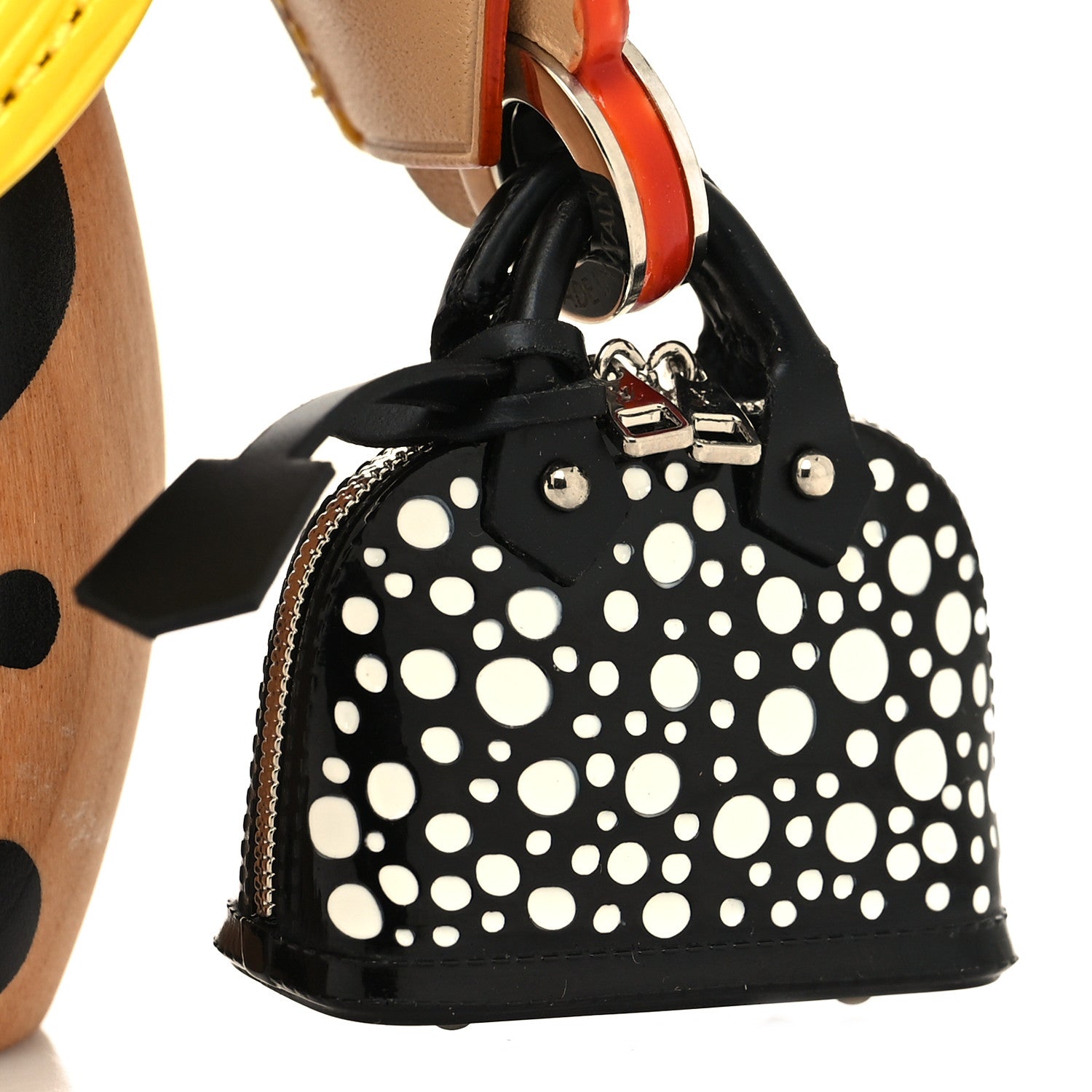 Louis Vuitton LV X YK Wood Epi Infinity Dots Giant Vivienne Doll Yellow Black 7 of 8