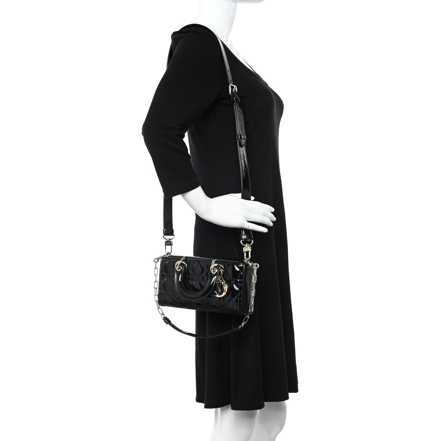 Patent Cannage Small Lady D-Joy Black