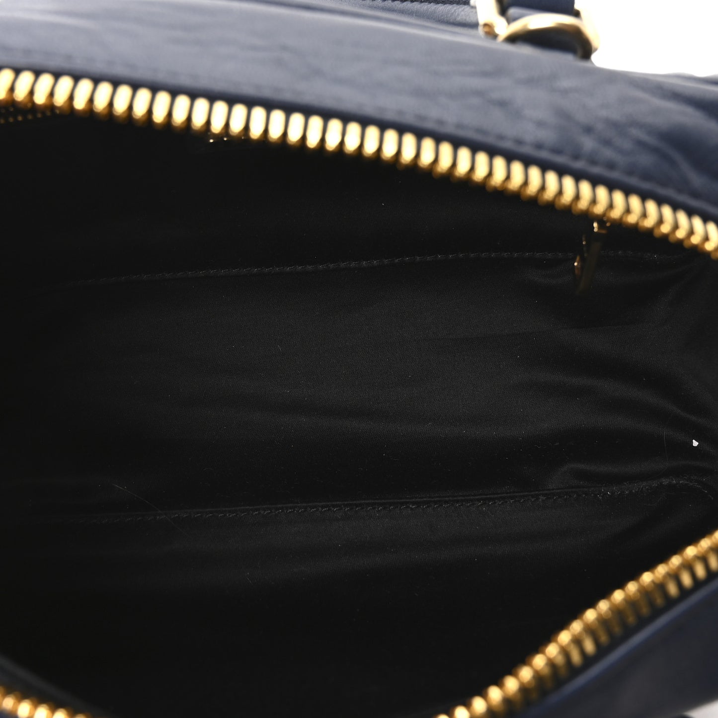 Nappa Matelasse Regular Arcadie Top Handle Bag Baltic Blue