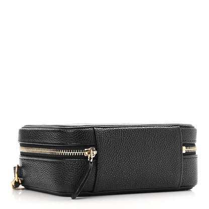 Chanel Caviar Quilted CC Filigree Vanity Clutch With Chain Black 4 of 10