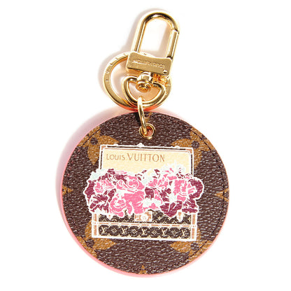 Louis Vuitton Monogram Illustre Posies Bag Charm 1 of 5