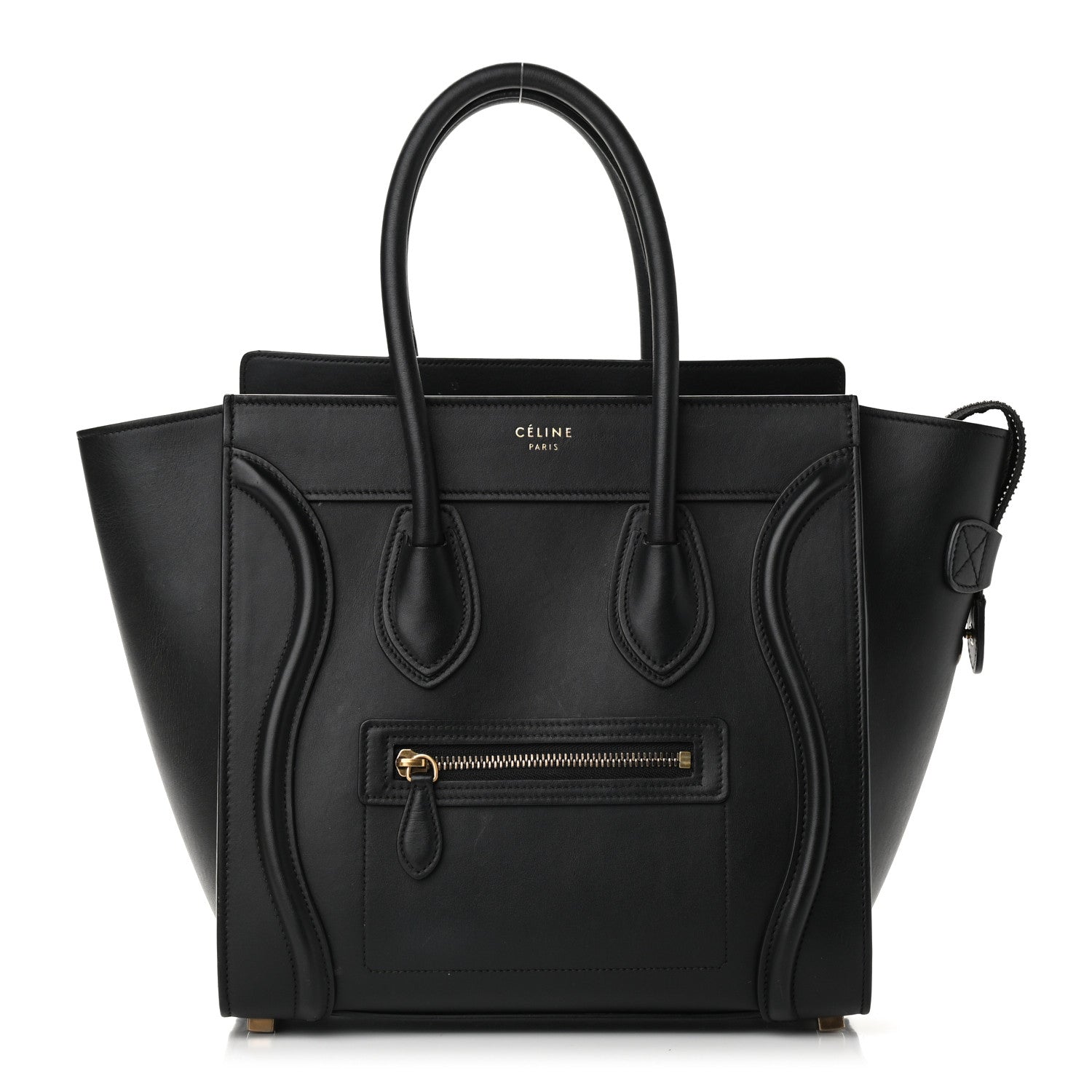 Celine Smooth Calfskin Micro Luggage Black 1 of 10