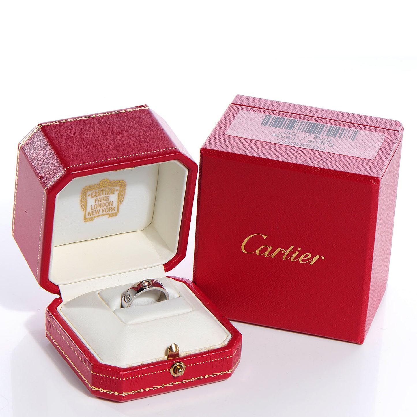 Platinum 5mm Love Ring Size 51 US 5.25