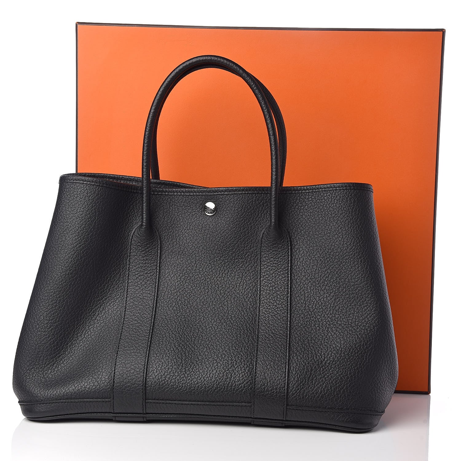Hermes Vache Country Garden Party 36 MM Black 11 of 11