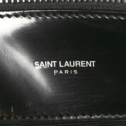Saint Laurent Patent Calfskin Large Thin Sac De Jour Black 7 of 11