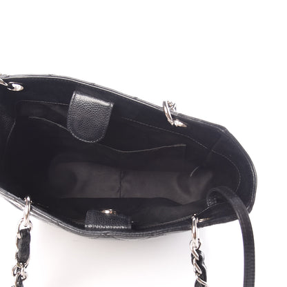 Chanel Caviar Quilted Petit Shopping Tote PST Black 5 of 13