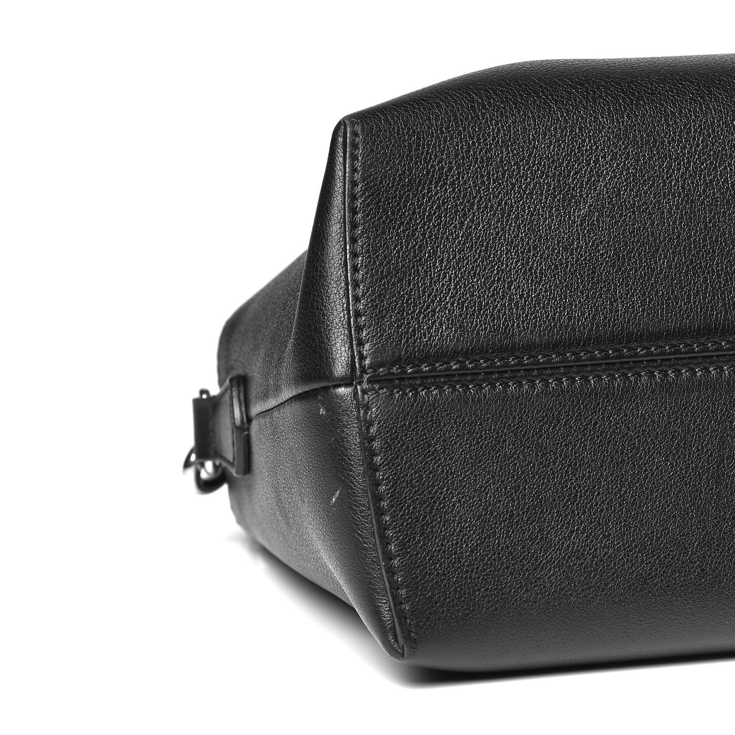 Fendi Vitello Dolce Medium By The Way Boston Bag Black 9 of 10