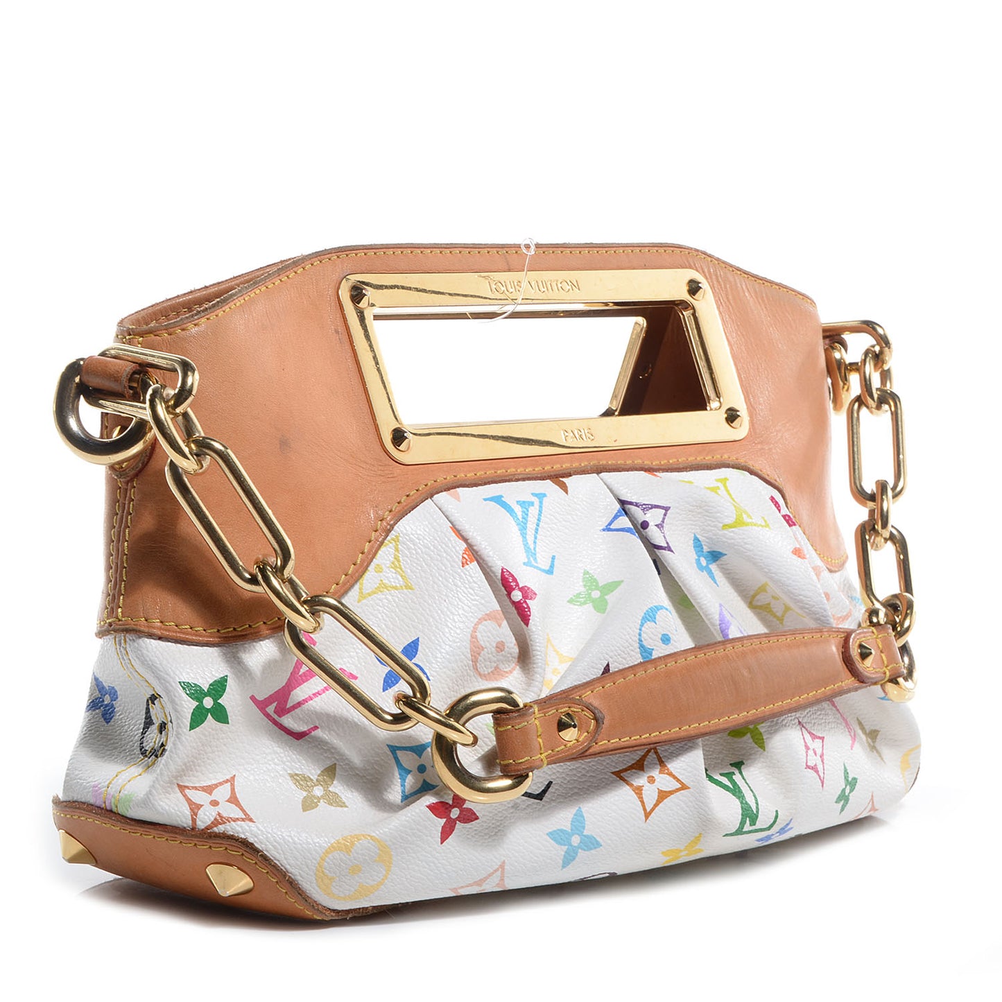 Monogram Multicolor Judy PM White