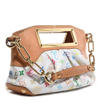 Louis Vuitton Monogram Multicolor Judy PM White 3 of 7