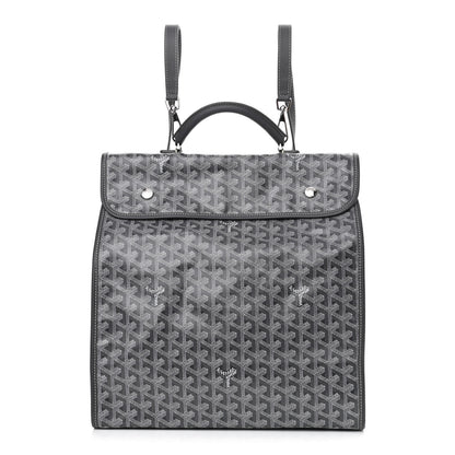 Goyard Goyardine Saint Leger Soft Briefcase Backpack Grey 1 of 9