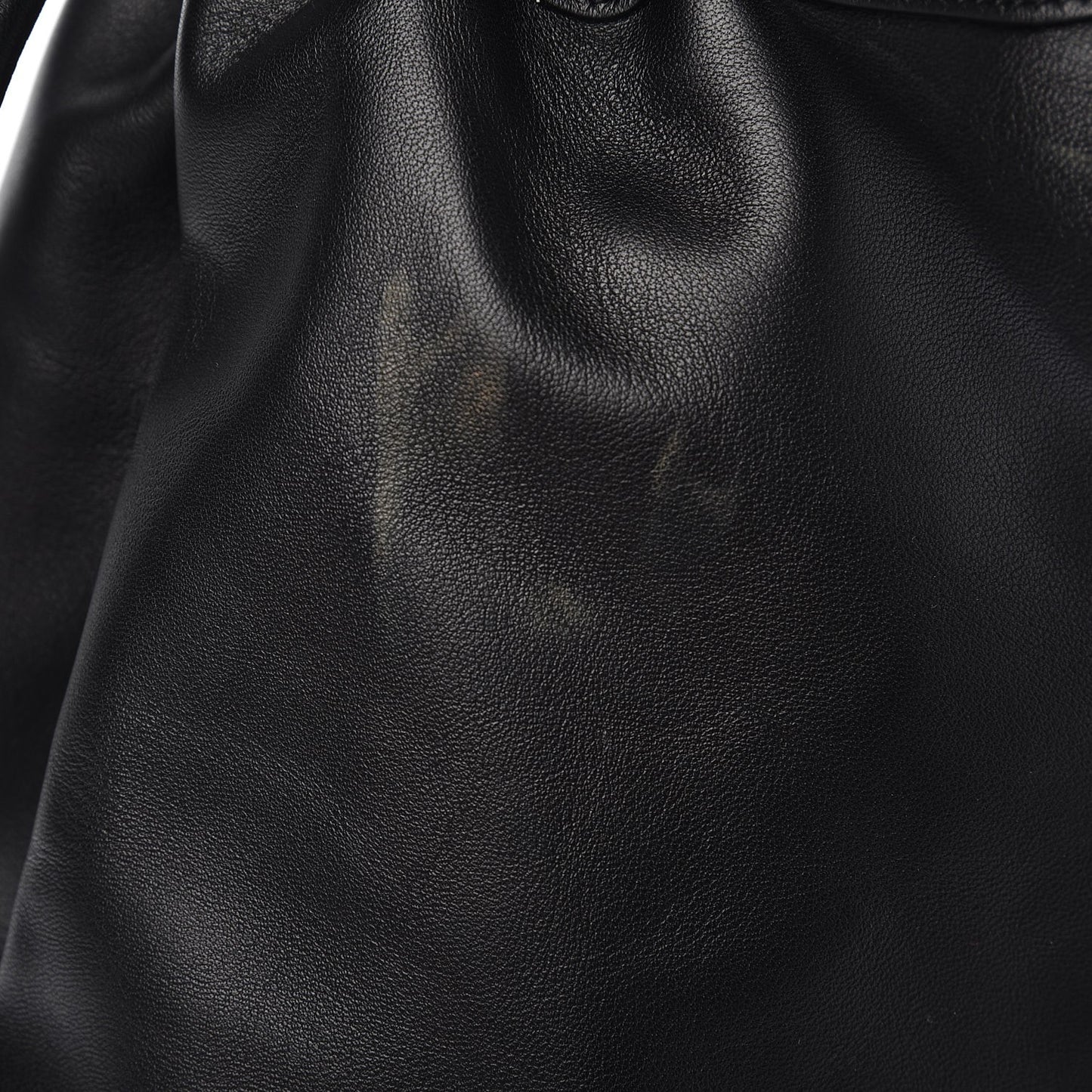 Calfskin Day Dreamer Drawstring Bag Black