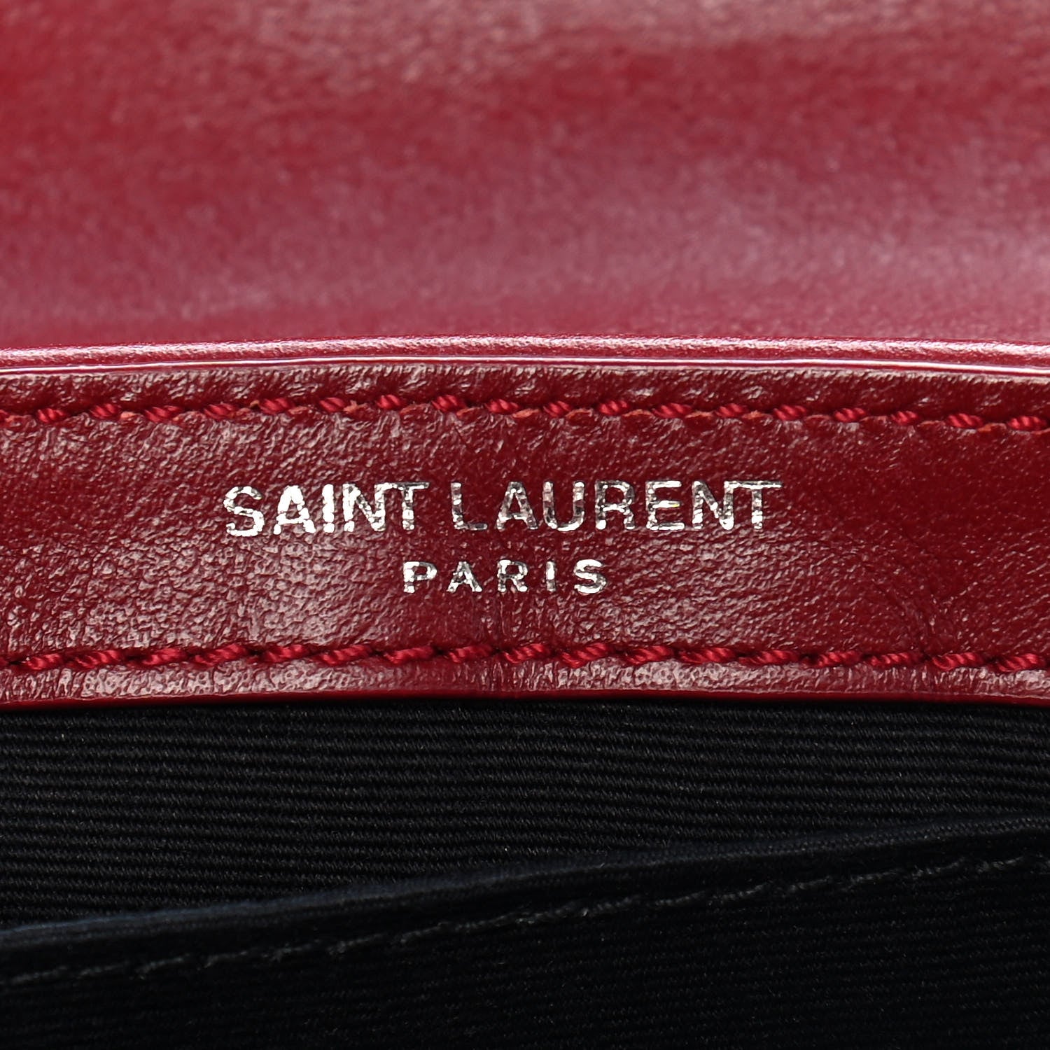 Saint Laurent Calfskin Y Quilted Monogram Loulou Flap Bag Palissandre 6 of 10