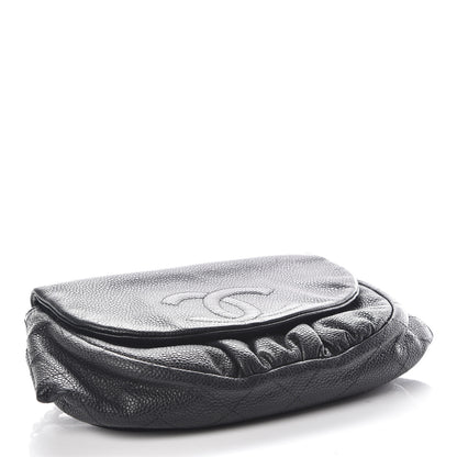 Chanel Caviar Half Moon Wallet On Chain WOC Black 4 of 10