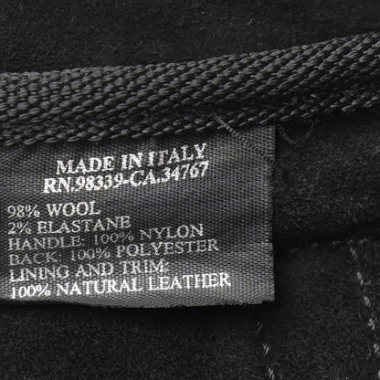 Prada Wool Messenger Satchel Black 7 of 12
