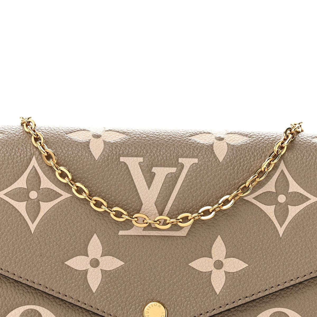 Empreinte Monogram Giant Felicie Pochette Tourterelle Creme