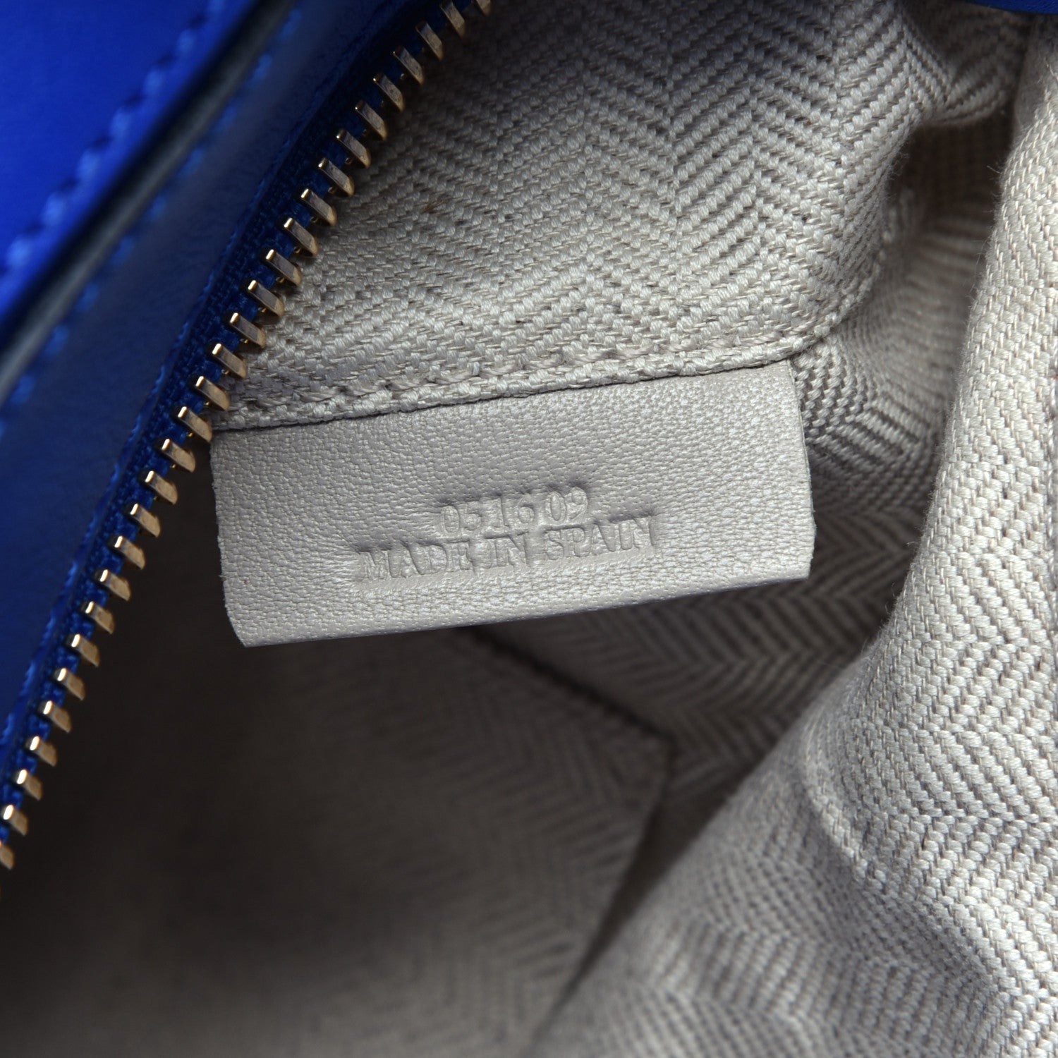 Loewe Calfskin Small Puzzle Bag Electric Blue 7 of 9