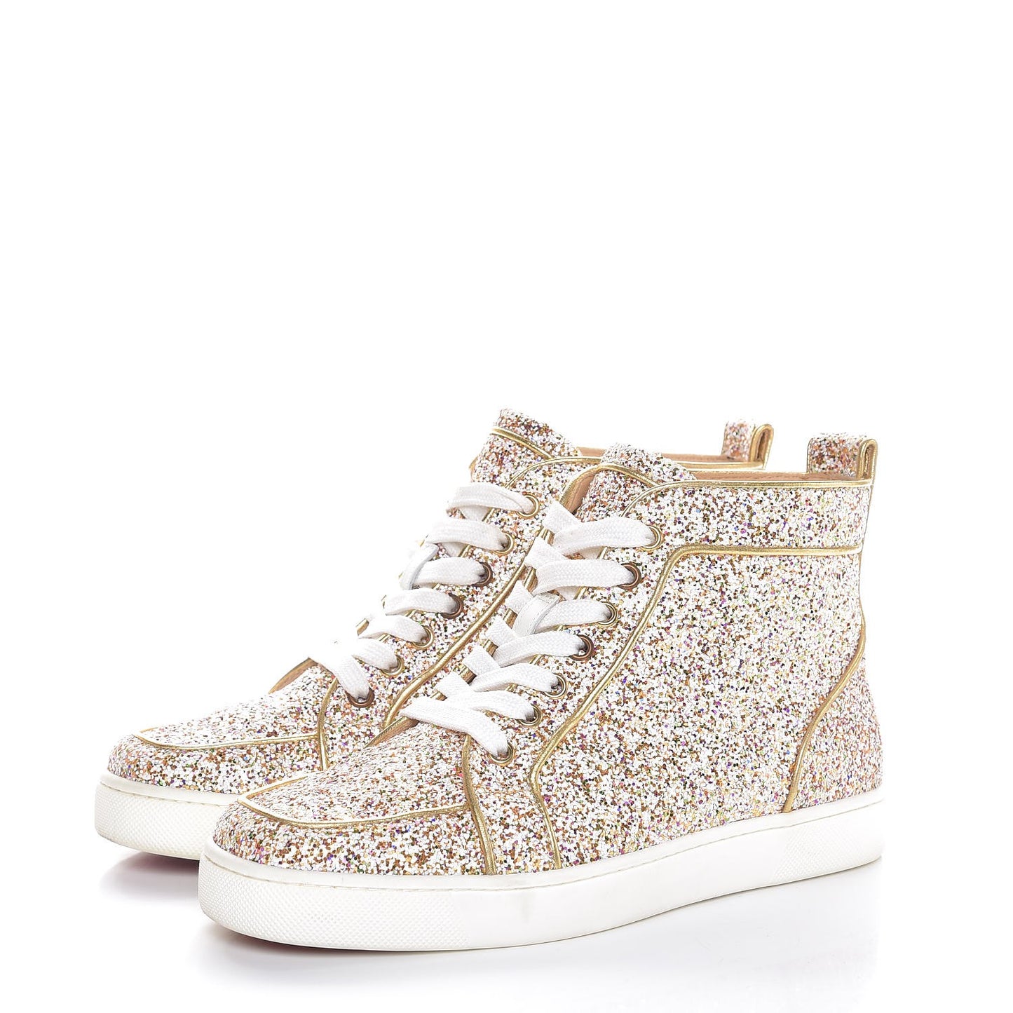 Glitter Nappa Rantus Orlato Sneakers 38 Multi Gold