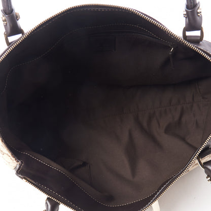 Gucci Monogram D Gold Tote Dark Brown 6 of 8