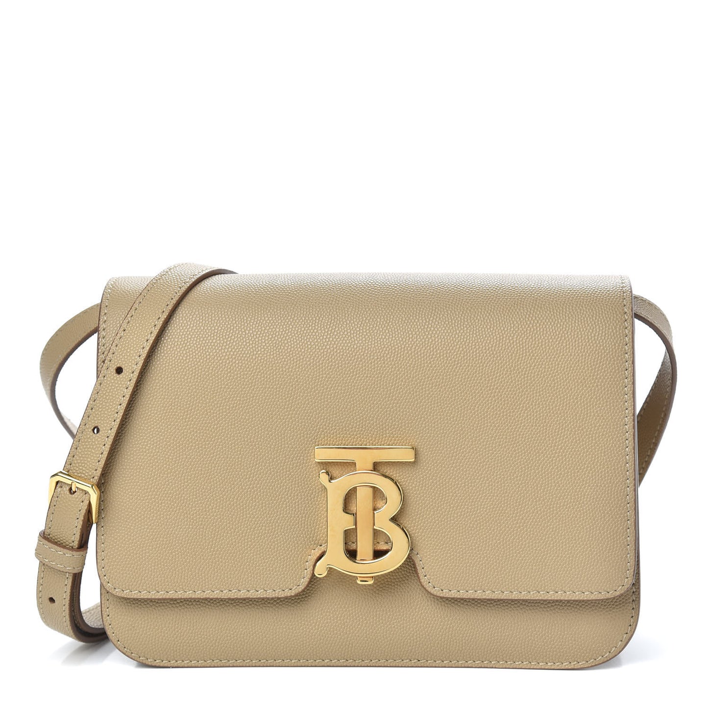 Calfskin Small TB Bag Archive Beige