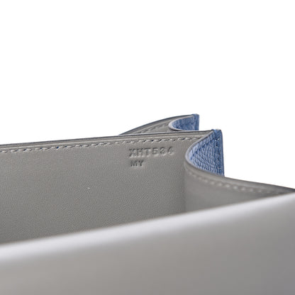 Hermes Epsom Constance Verso 24 Bleu Agate Gris Mouette 6 of 10