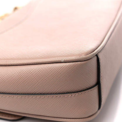 Prada Saffiano Flap Shoulder Bag Cipria 12 of 12