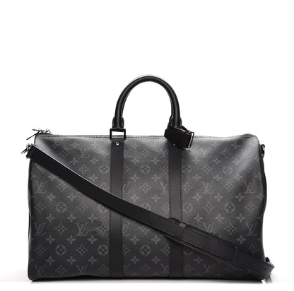 Louis Vuitton Monogram Eclipse Keepall Bandouliere 45 1 of 11