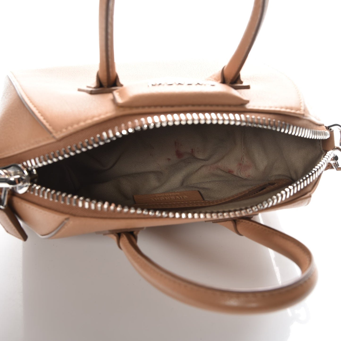 Sugar Goatskin Mini Antigona Beige