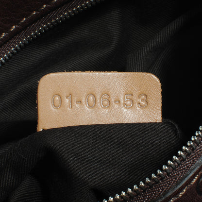 Chloe Leather Paddington Double Zipped Bowler Brown 7 of 8