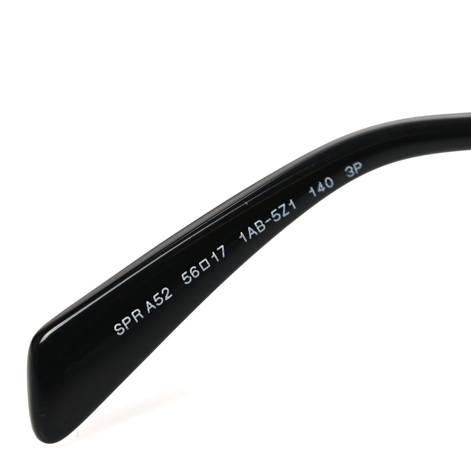 Prada Metal Symbole Triangle Logo Sunglasses SPR A52 Black 6 of 7
