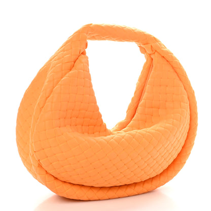 Bottega Veneta Rubber Intreccio Padded Mini Jodie Tangerine 2 of 9