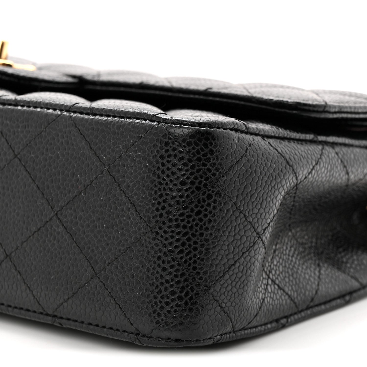 Chanel Caviar Quilted Medium Double Flap Black 10 of 11