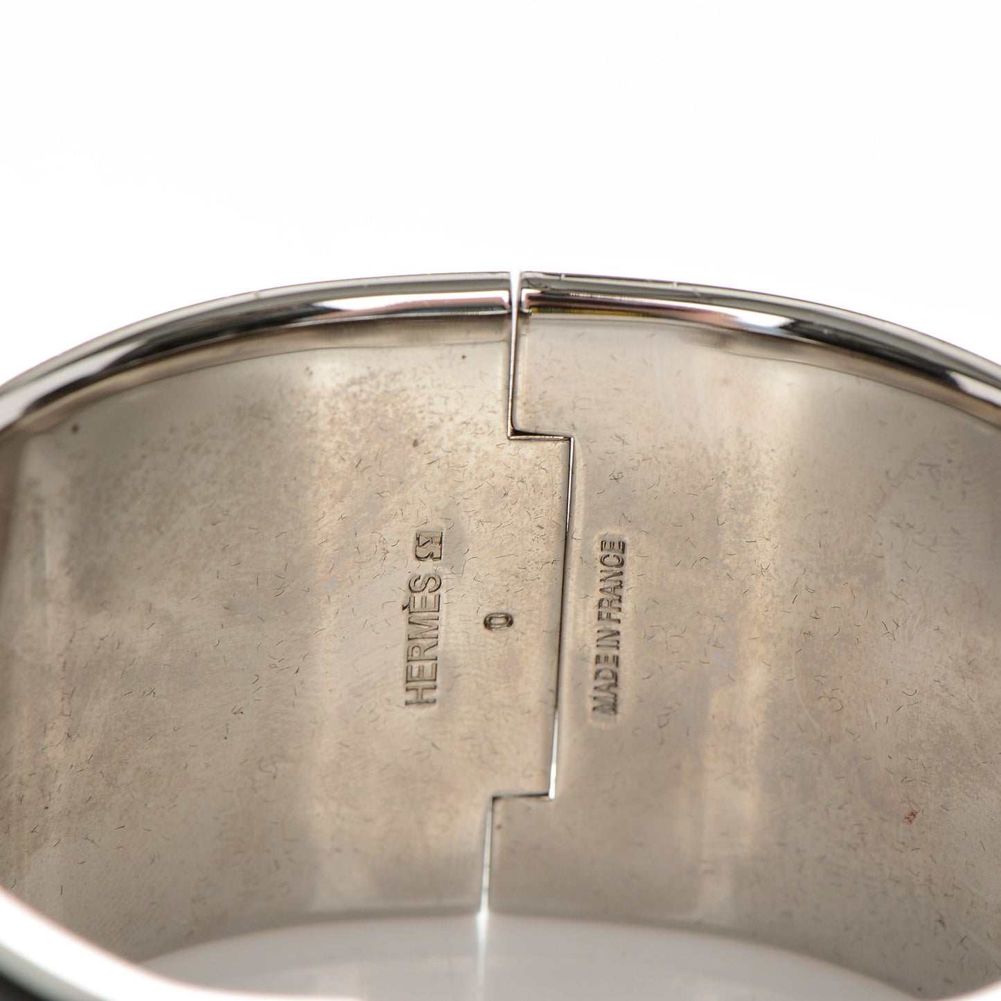 Enamel Extra Wide Clic Clac H Bracelet PM Black