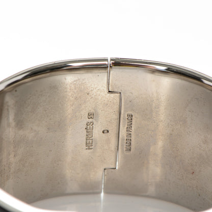 Hermes Enamel Extra Wide Clic Clac H Bracelet PM Black 4 of 4