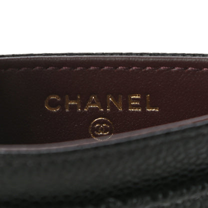 Chanel Caviar Quilted Card Holder Black 6 of 12