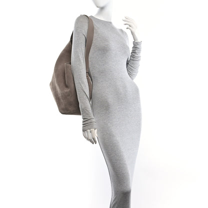 Chanel Suede CC Large Bucket Bag Grey 2 of 10