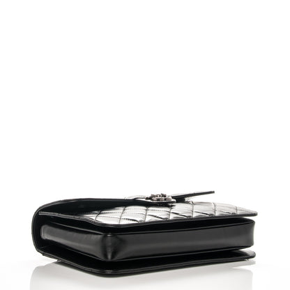Chanel Calfskin Quilted Large Perfect Edge Flap Black 4 of 8