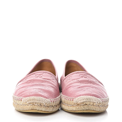 Gucci Guccissima Signature Espadrilles 38 Rose Baby Candy 2 of 13